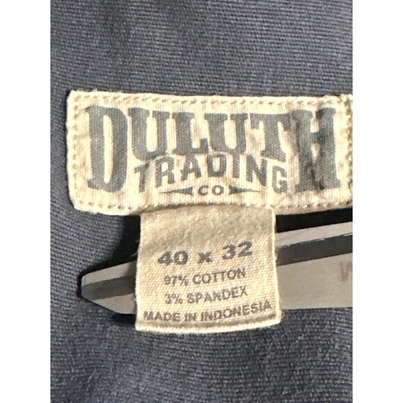 Duluth Trading Co. Flex Fire Hose Pants 40x32 Relaxed Fit Gray - Picture 3 of 8